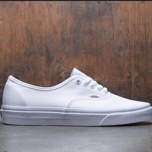 Brand new vans authentic size 9 (white)
